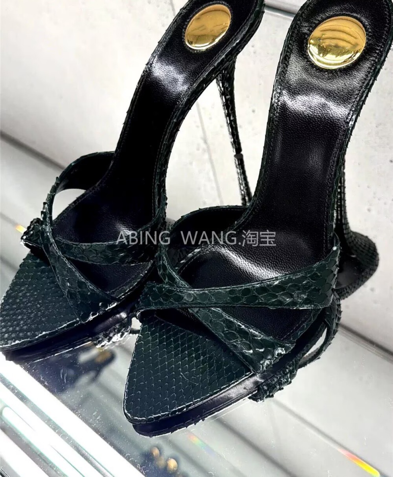 Casual Sandal Leather - Sexy purple pointy toe satin sandals