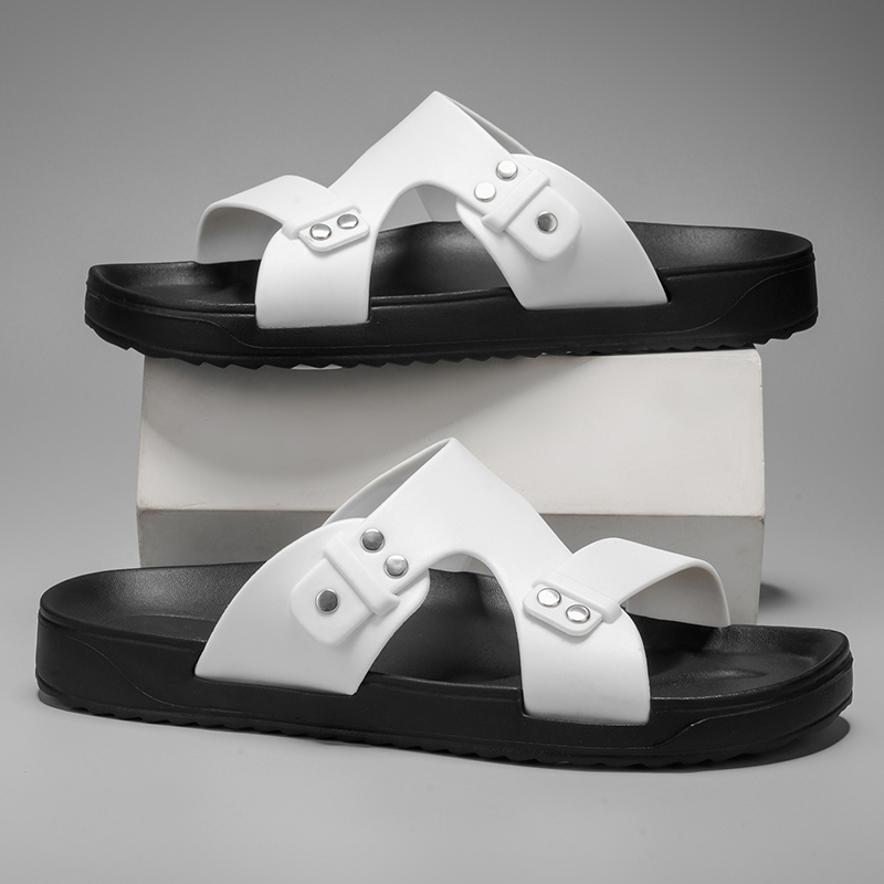 Flip Flop Leather Men - 2026 New Men's Slippers Luxury Leather