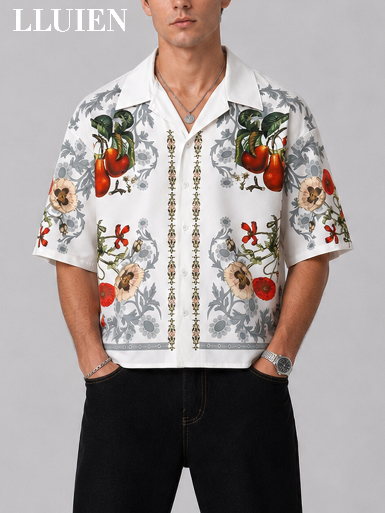 LLUIEN 2026 Summer New Fashion - Resort Shirt Floral avis et prix