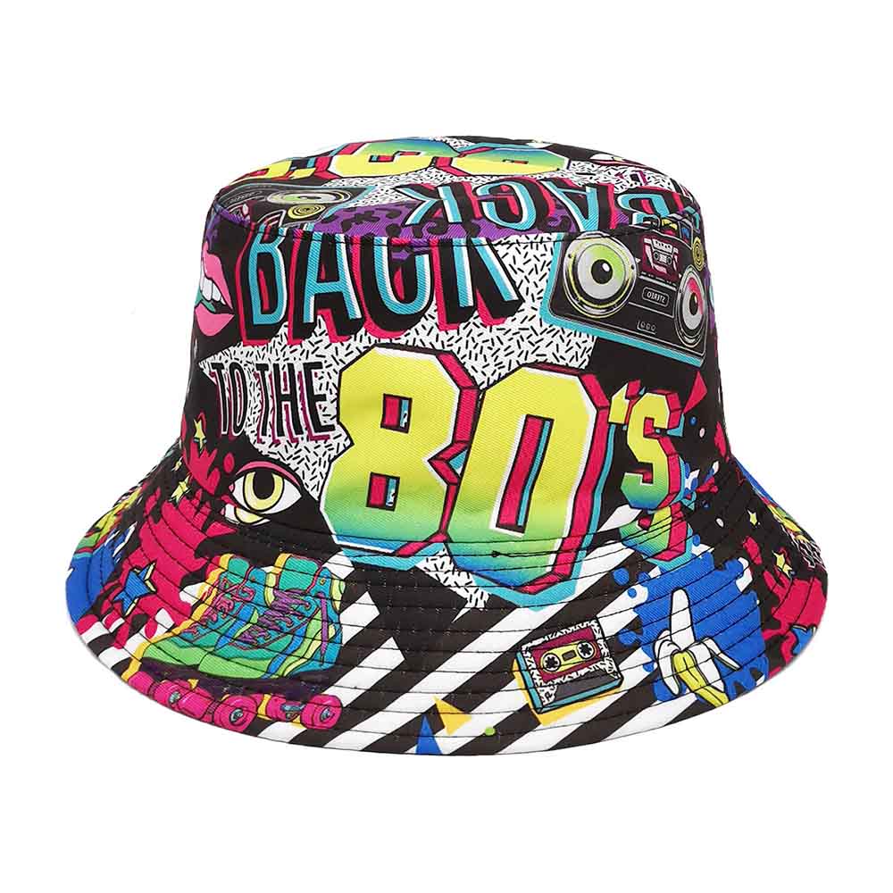 Retro 80 90s vintage Bucket Ha - Packable Hat Nylon avis et prix