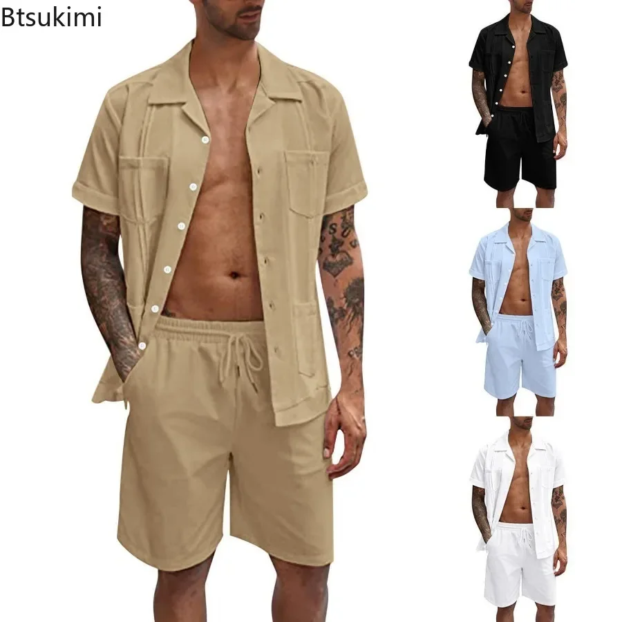 New Men's Summer Casual Sport  - Short Linen Drawstring avis et prix