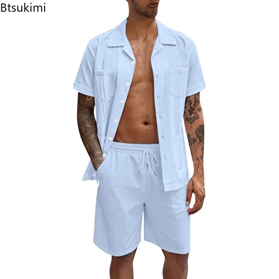 New Men's Summer Casual Sport  - Short Linen Drawstring avis et prix