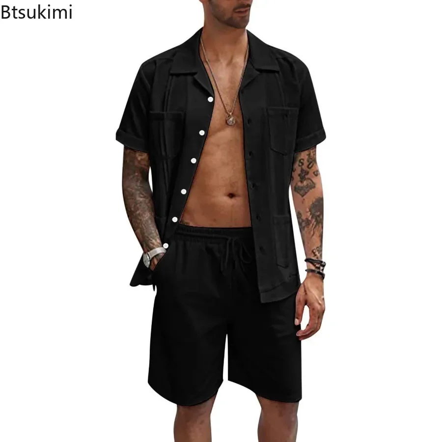 New Men's Summer Casual Sport  - Short Linen Drawstring avis et prix