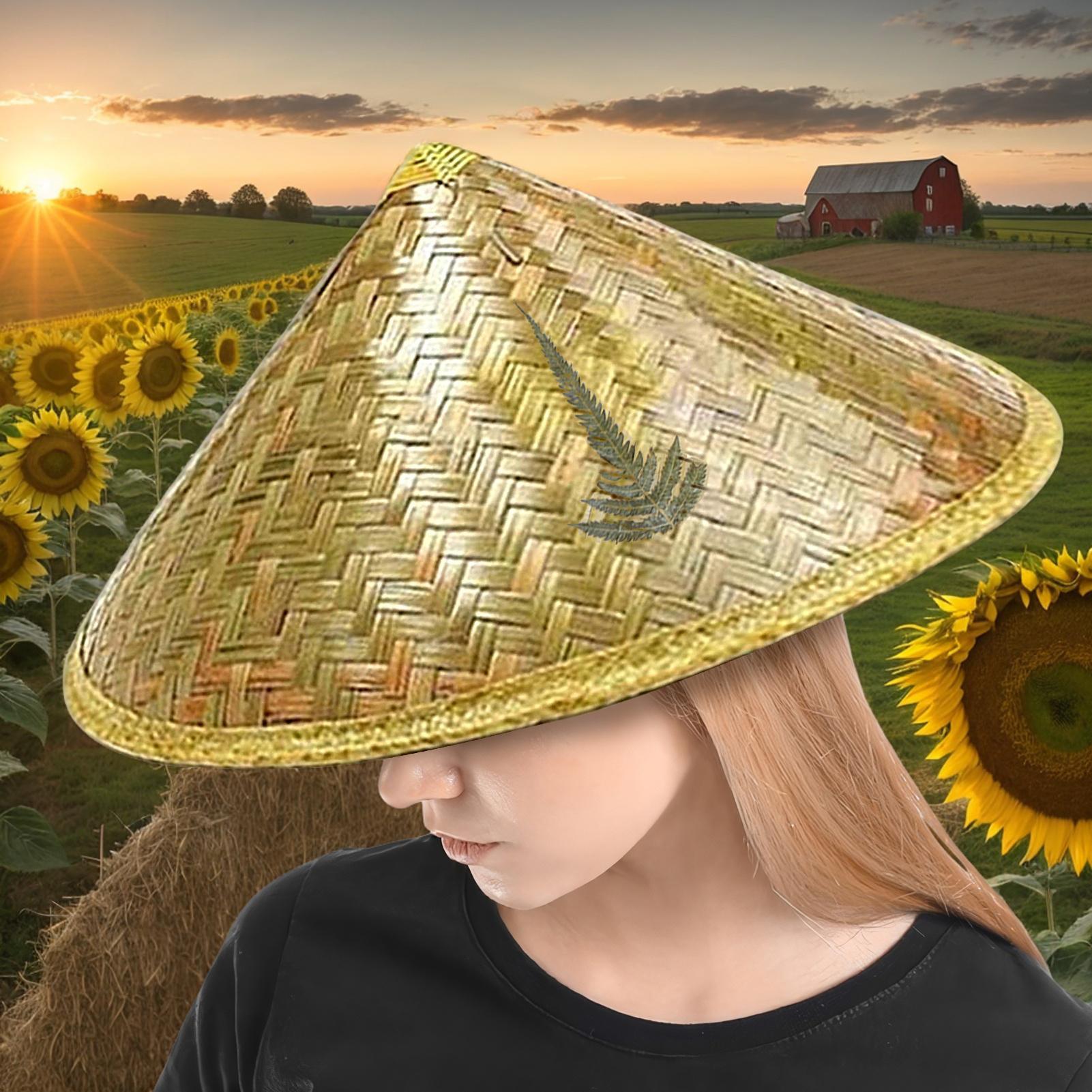 Chinese Straw Hat Handmade Rat - Bucket Hat Straw avis et prix