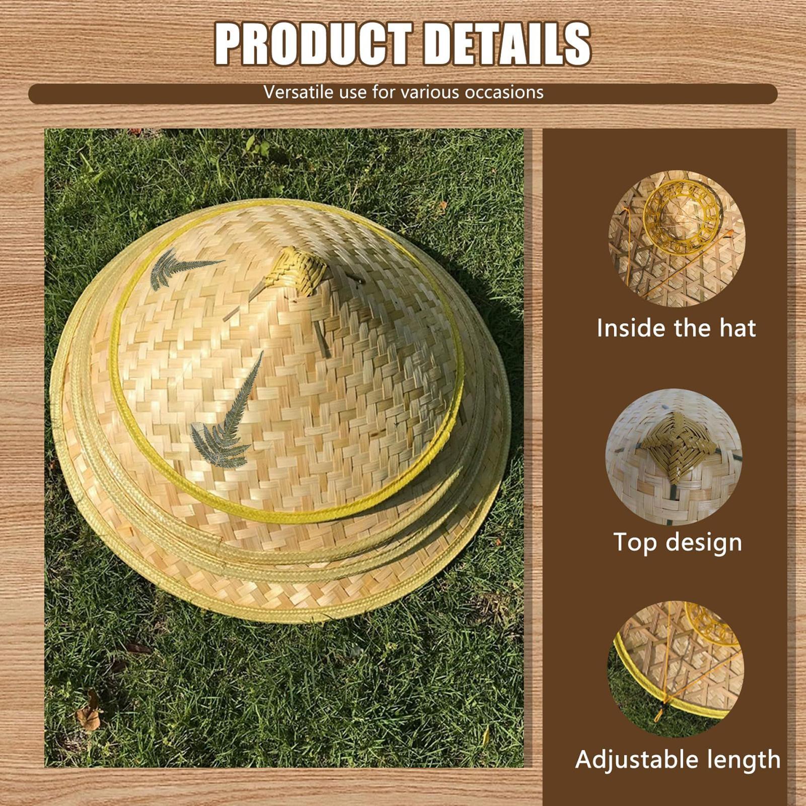 Chinese Straw Hat Handmade Rat - Bucket Hat Straw avis et prix