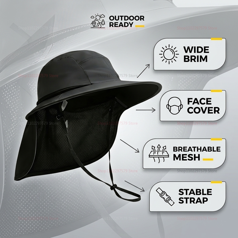 Unisex Wide Brim Panama Straw  - Bucket Hat Straw avis et prix