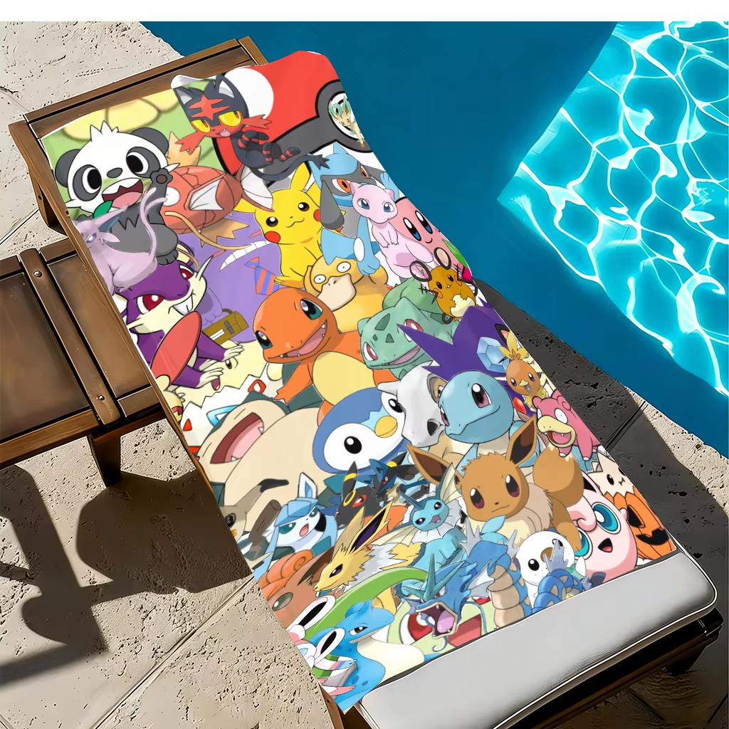 1pc Extra Large Pokemon Microf - Beach Towel Large avis et prix