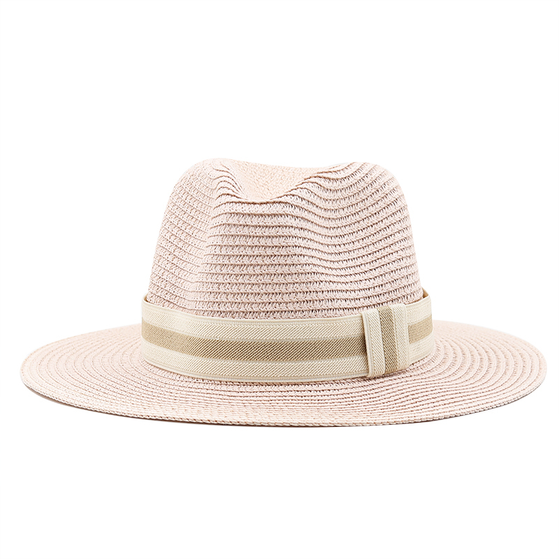 54-58-60CM Womens Summer Panam - Bucket Hat Straw avis et prix