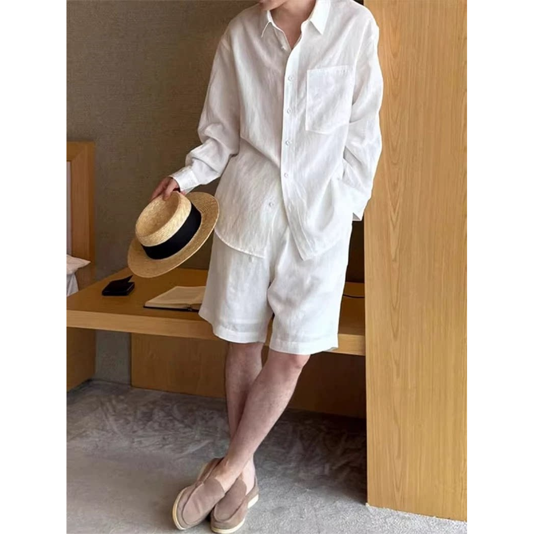 Lightweight Breathable Cotton  - Linen Shirt Breathable avis et prix