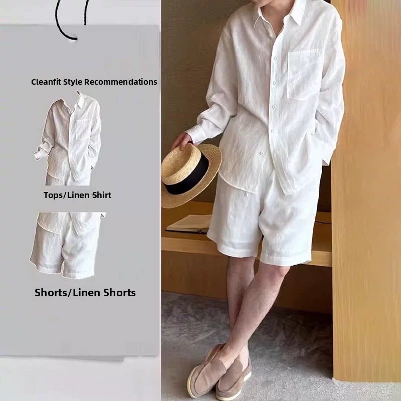 Lightweight Breathable Cotton  - Linen Shirt Breathable avis et prix