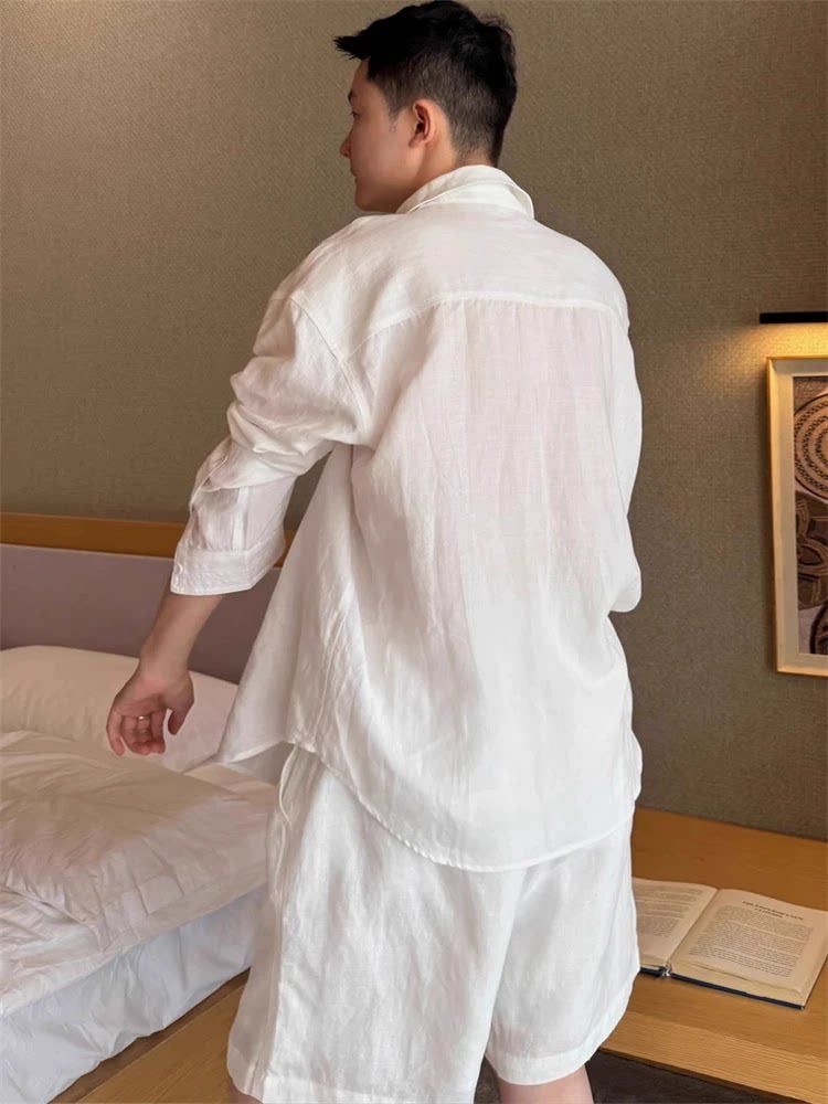 Lightweight Breathable Cotton  - Linen Shirt Breathable avis et prix