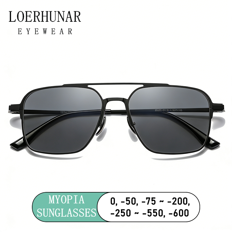 Ultra-light Pure Titanium Doub - Sunglasses Aviator Polarized avis et prix