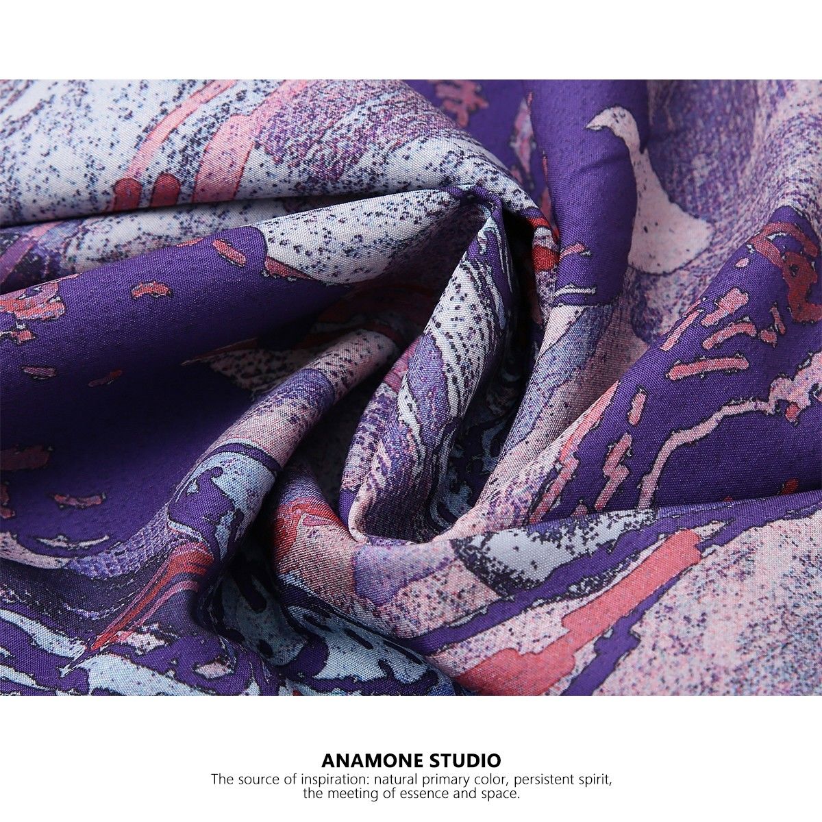 Vintage Purple Oil Painting Ir - Resort Shirt Floral avis et prix