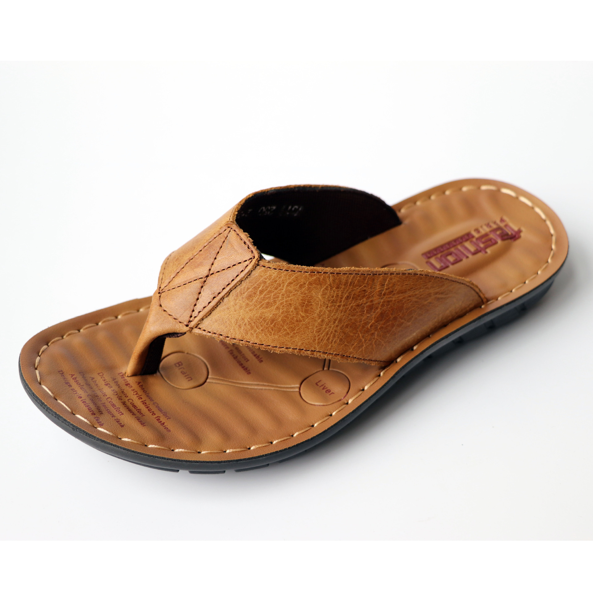 2026 Shoes Leather Men's Flip  - Flip Flop Leather Men avis et prix