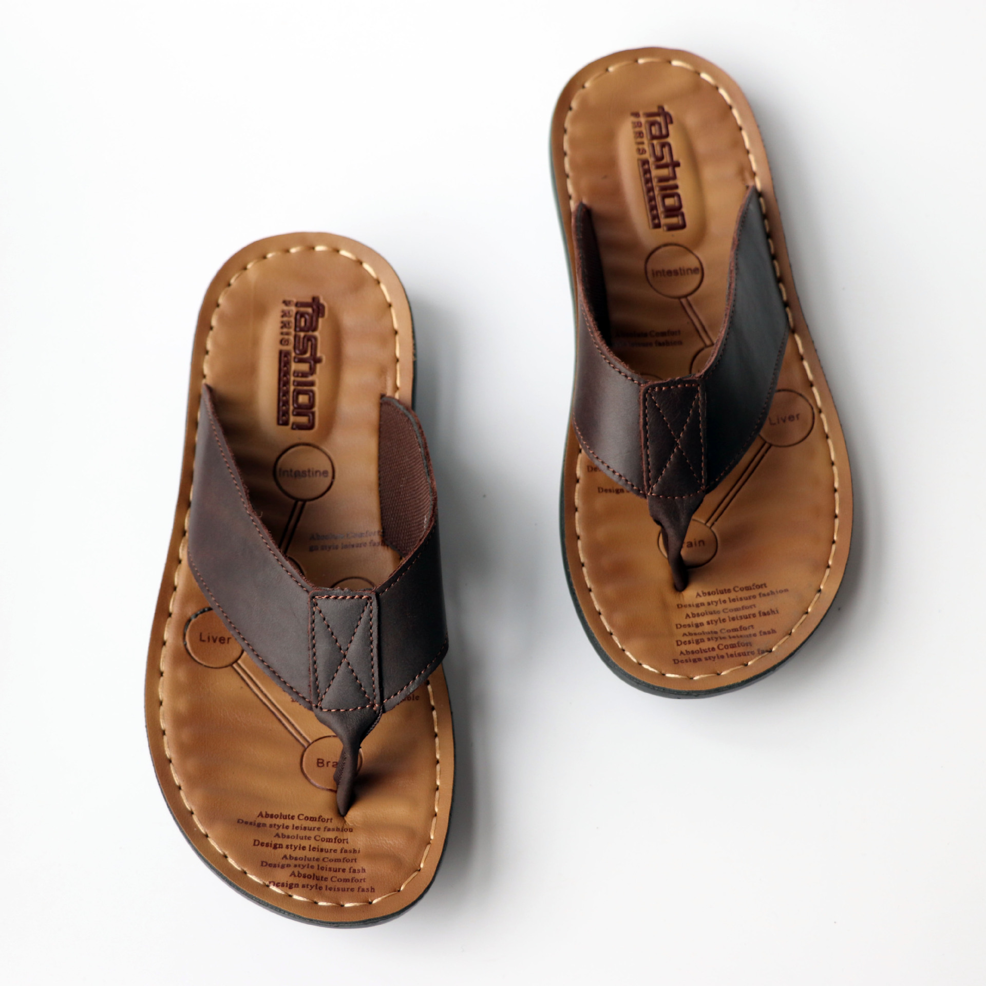 2026 Shoes Leather Men's Flip  - Flip Flop Leather Men avis et prix