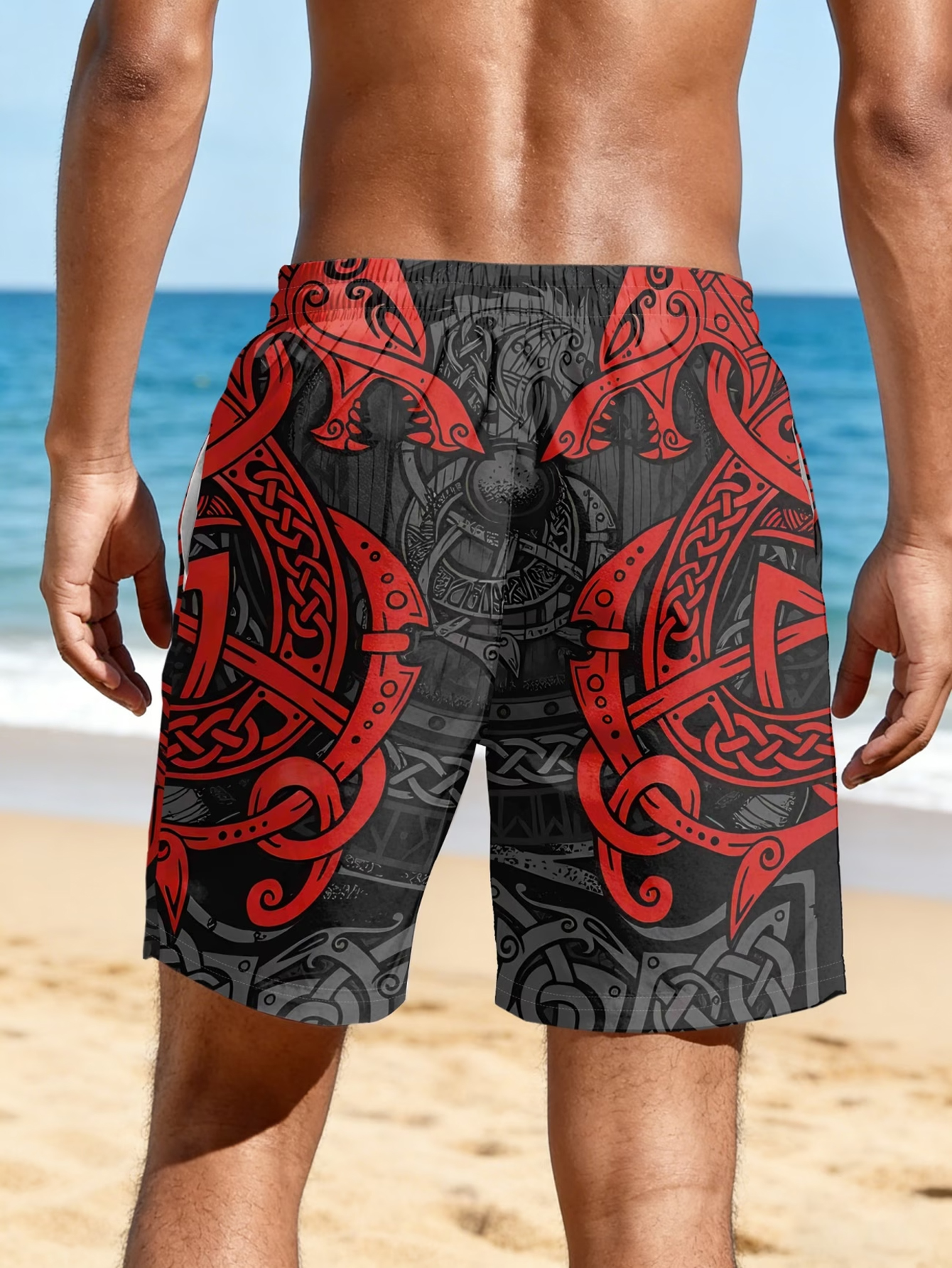 Men Viking Celtic Dragon Triba - Trunks Board Surf avis et prix