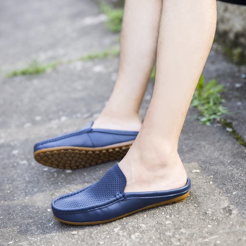 Men Casual Loafers Fashion Out - Flip Flop Leather Men avis et prix