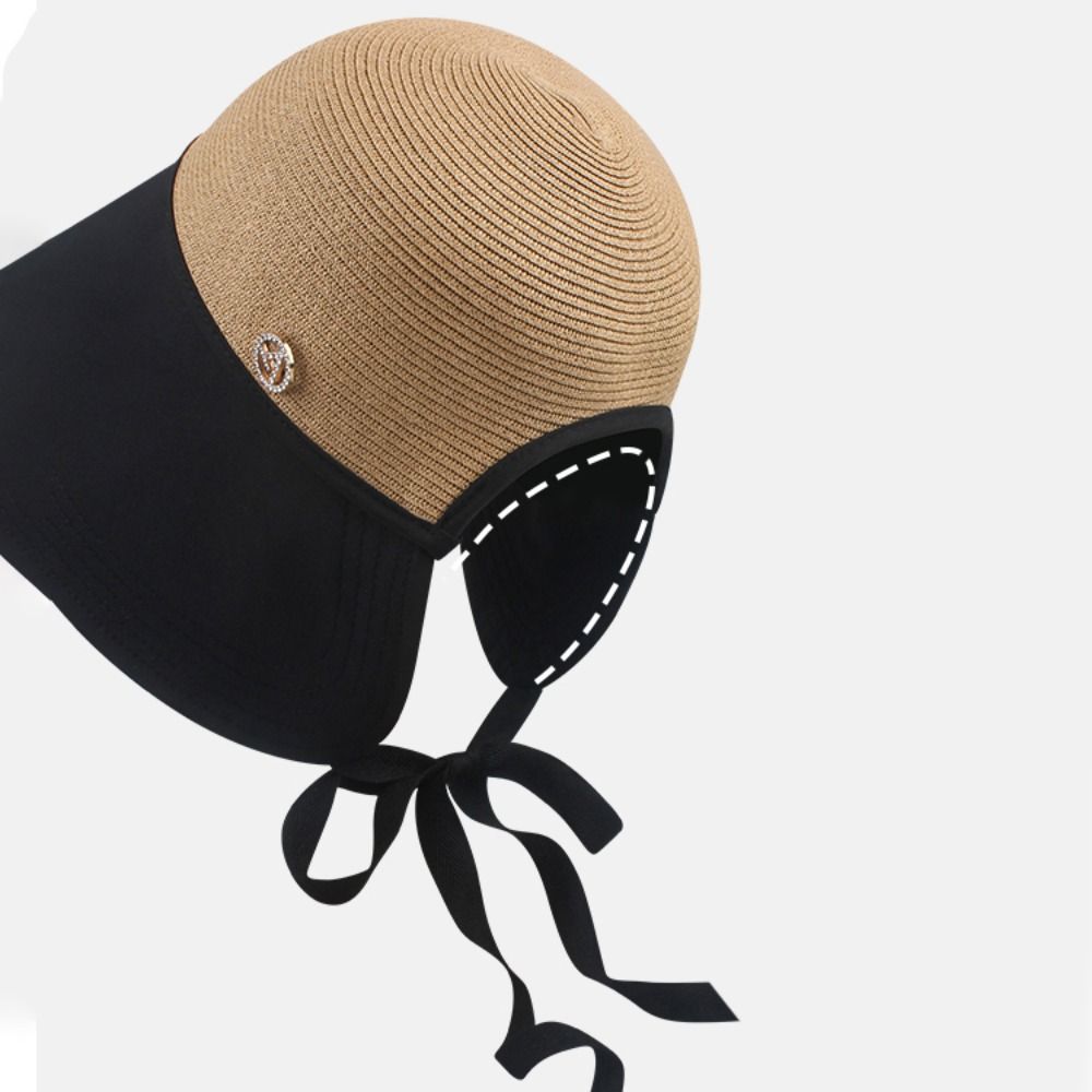 Sweet Shade Sun Caps Foldable  - Bucket Hat Straw avis et prix