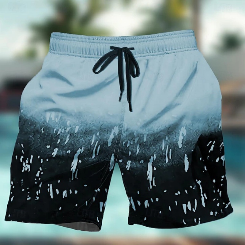 Gradient Colorful Graphic Swim - Trunks Board Surf avis et prix
