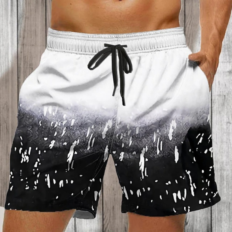 Gradient Colorful Graphic Swim - Trunks Board Surf avis et prix