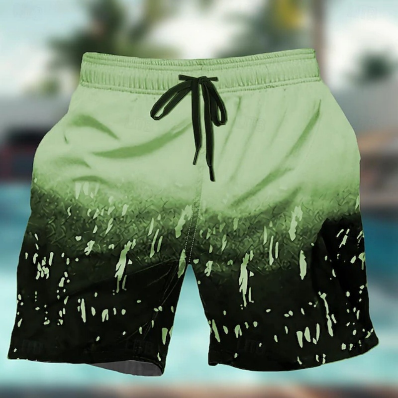 Gradient Colorful Graphic Swim - Trunks Board Surf avis et prix