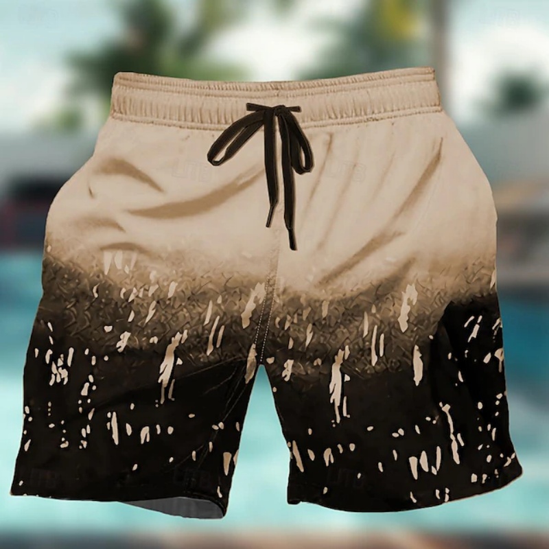 Gradient Colorful Graphic Swim - Trunks Board Surf avis et prix