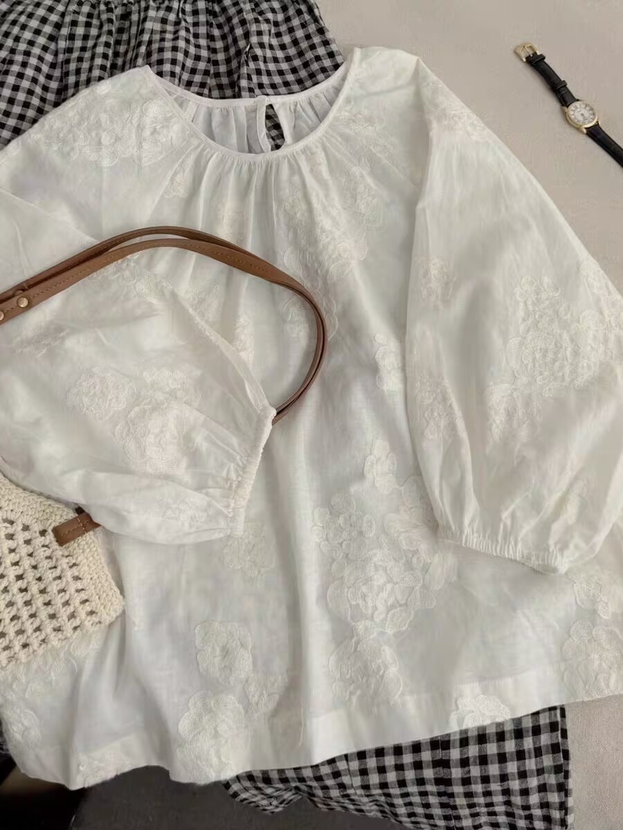 Summer New Heavy Embroidery Li - Linen Shirt Breathable avis et prix