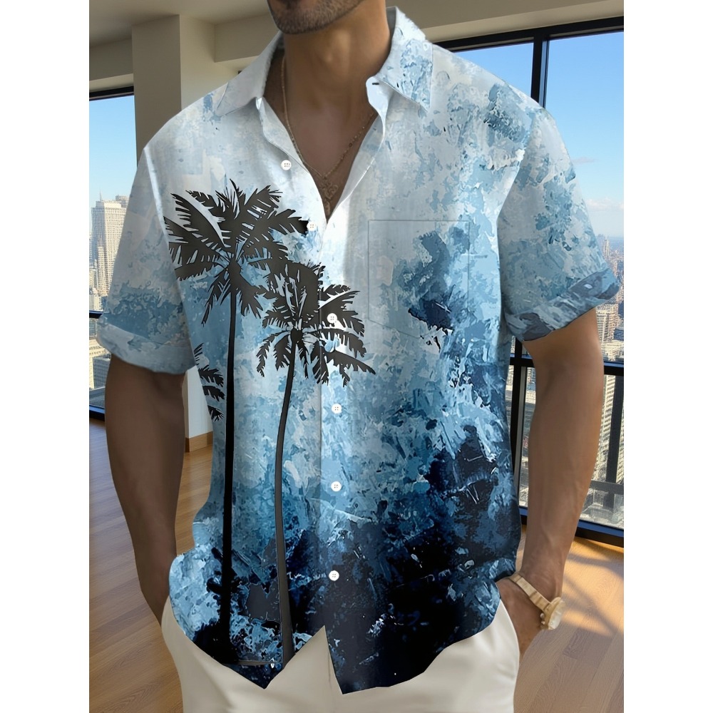 Minimal Ink Texture Lapel Reso - Resort Shirt Floral avis et prix