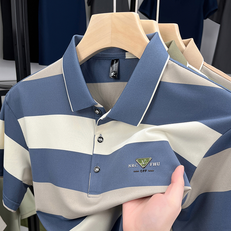 Luxury brand short sleeved men - Polo Shirt Pique avis et prix