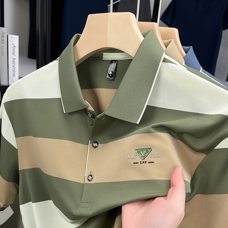 Luxury brand short sleeved men - Polo Shirt Pique avis et prix