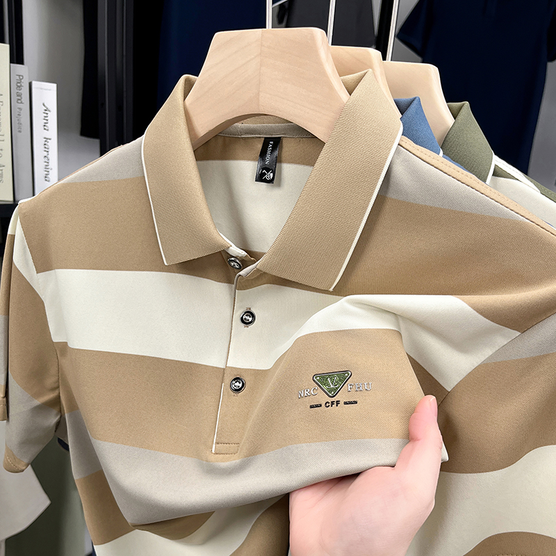 Luxury brand short sleeved men - Polo Shirt Pique avis et prix