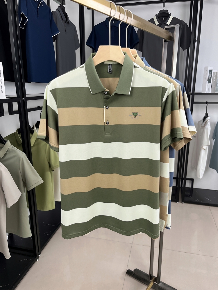 Luxury brand short sleeved men - Polo Shirt Pique avis et prix