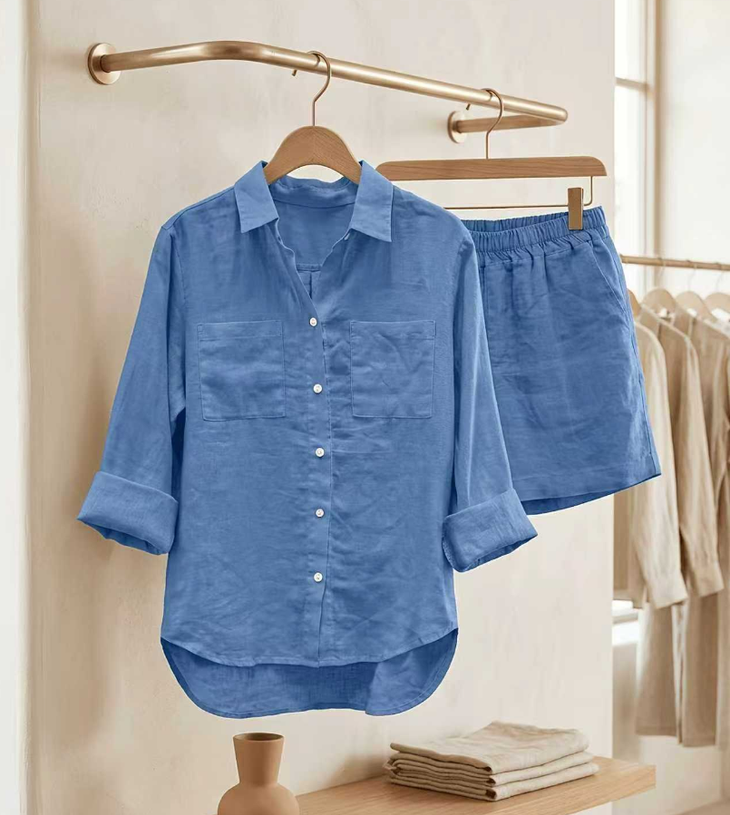Summer Cotton Linen Casual Hom - Linen Shirt Breathable avis et prix