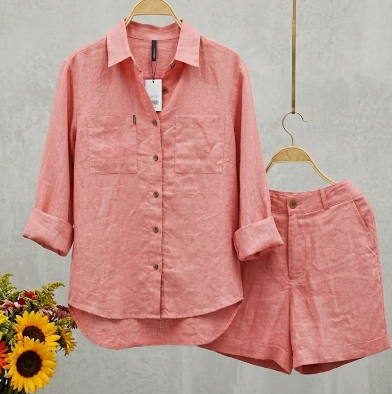 Summer Cotton Linen Casual Hom - Linen Shirt Breathable avis et prix