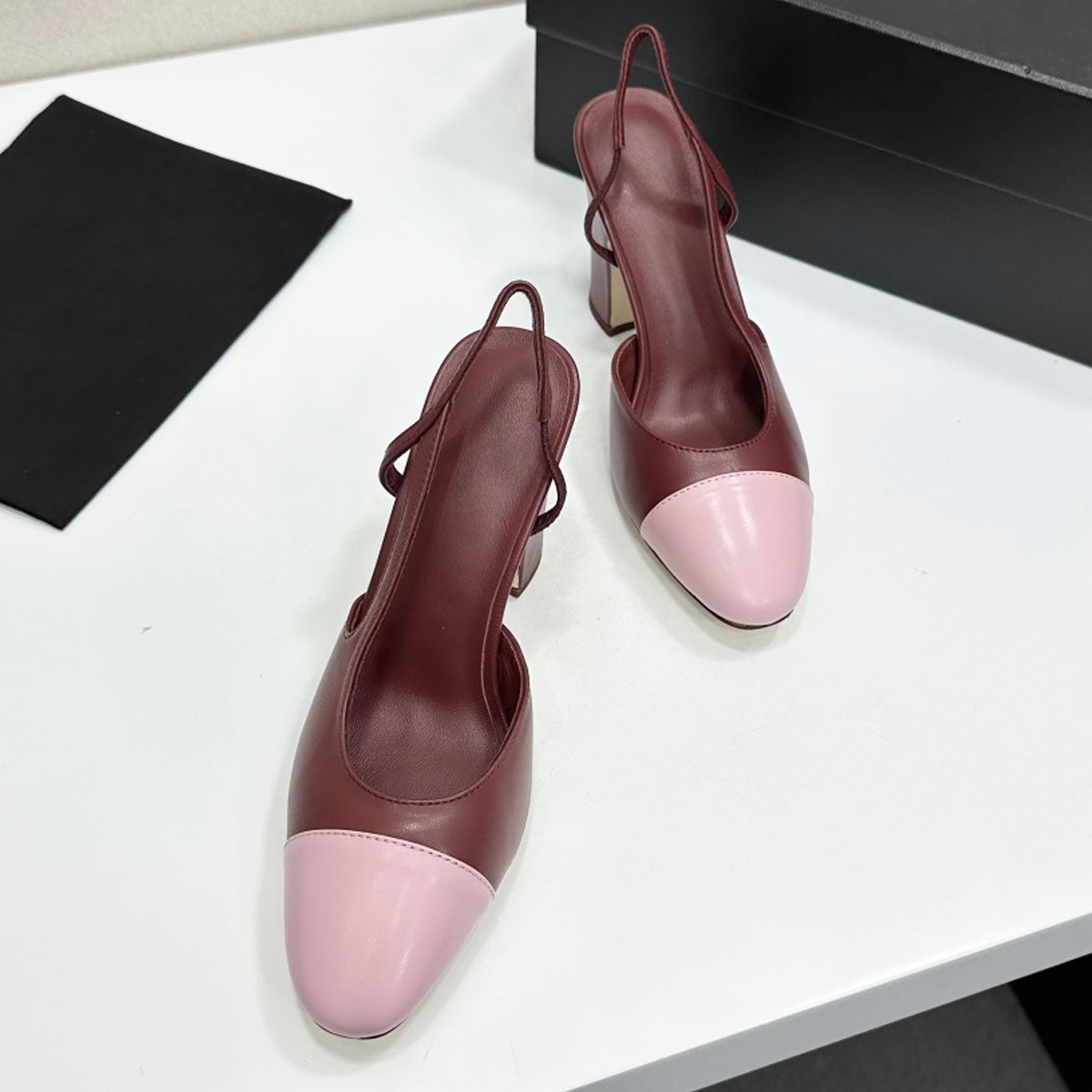 2026 Women's Two-Tone Slingbac - Casual Sandal Leather avis et prix