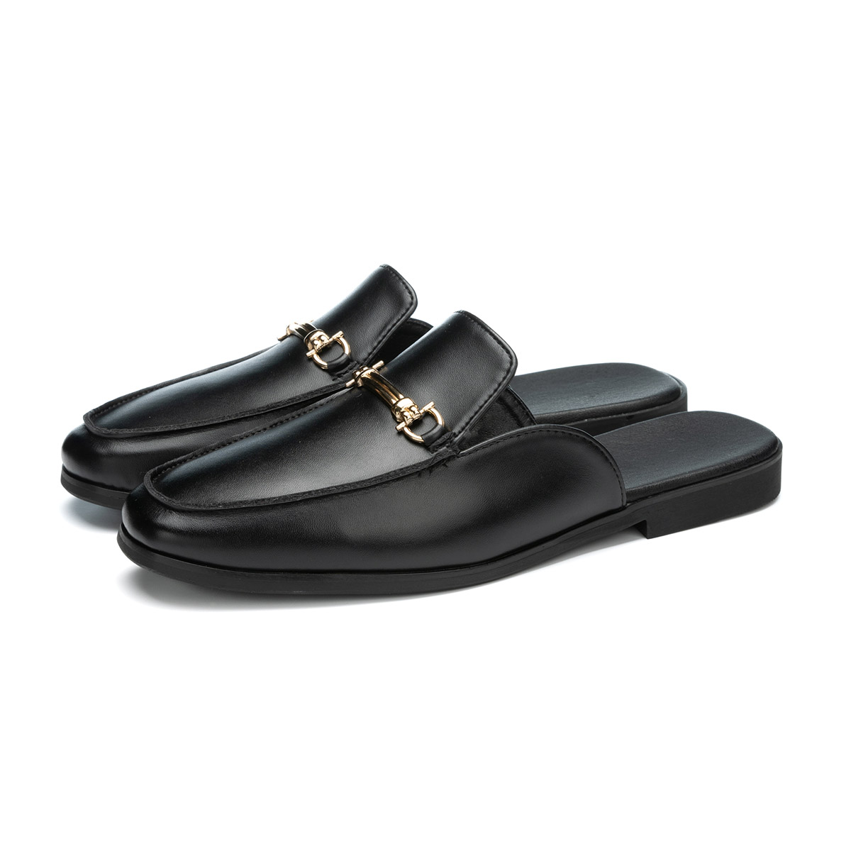 Fashion Men's Slip-on Half Sli - Flip Flop Leather Men avis et prix