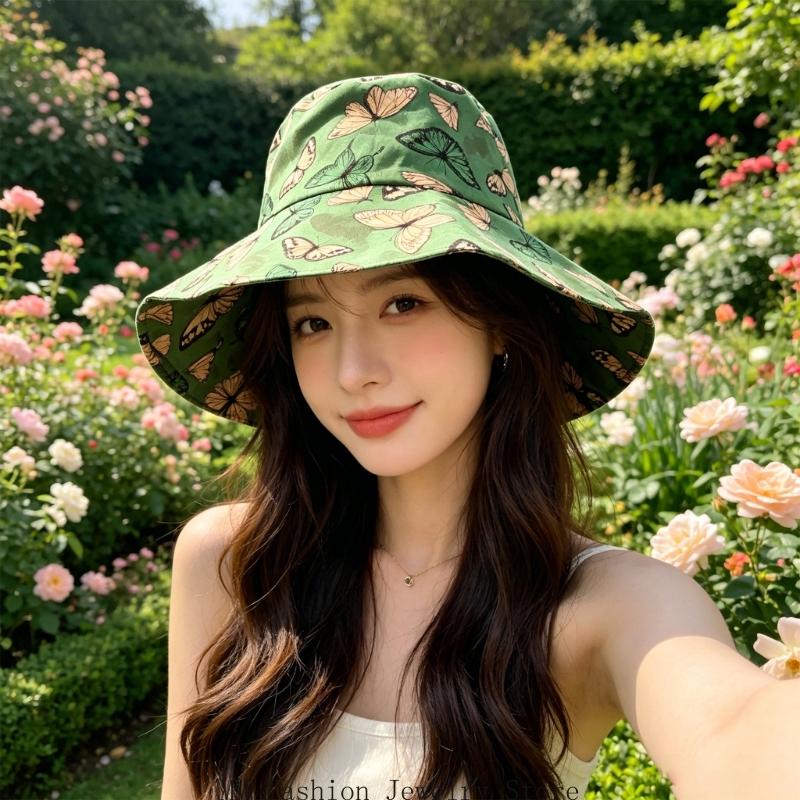 Printed Fisherman Hat With Pac - Packable Hat Nylon avis et prix