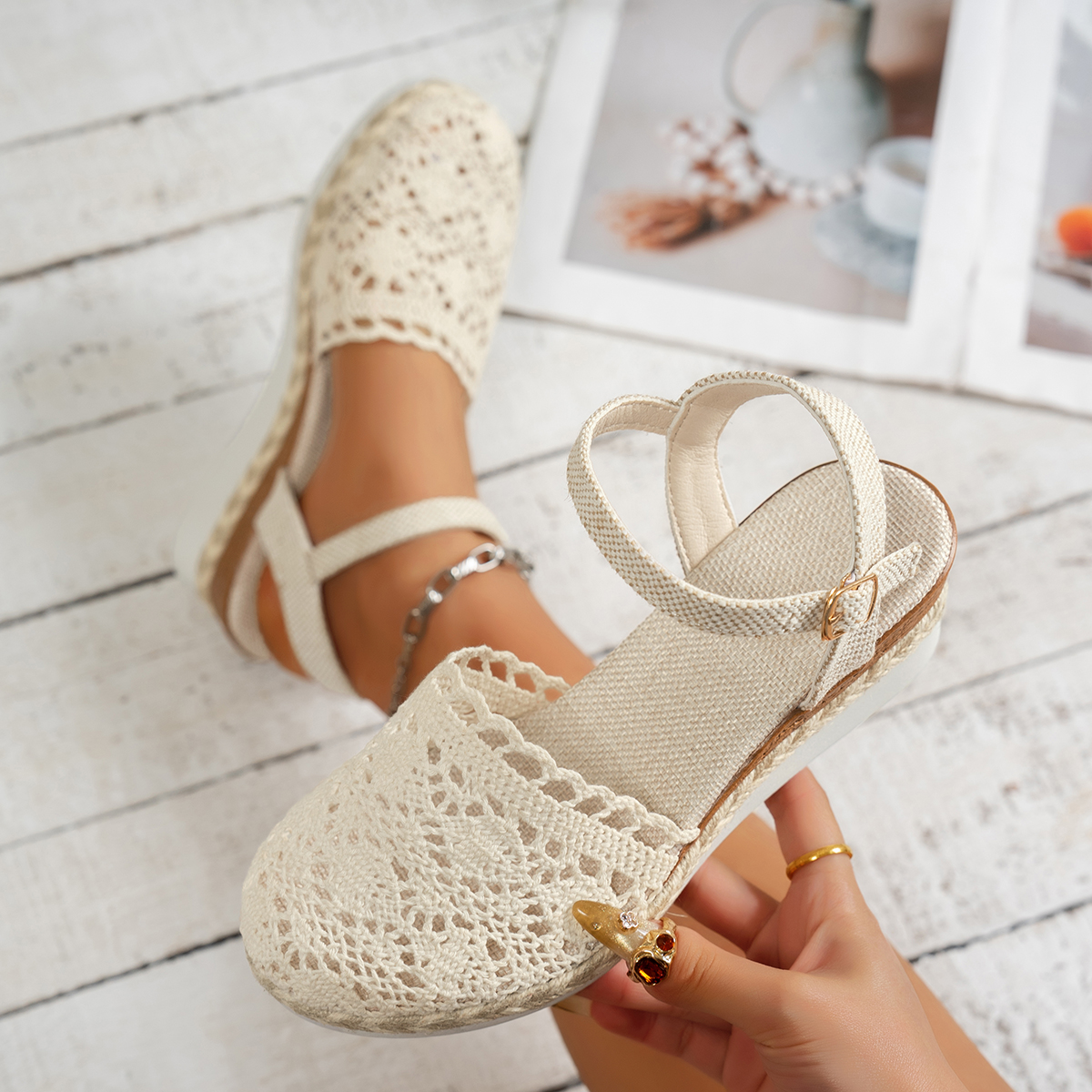 Women Wedge Sandals 2025 Summe - Espadrille Slip On avis et prix