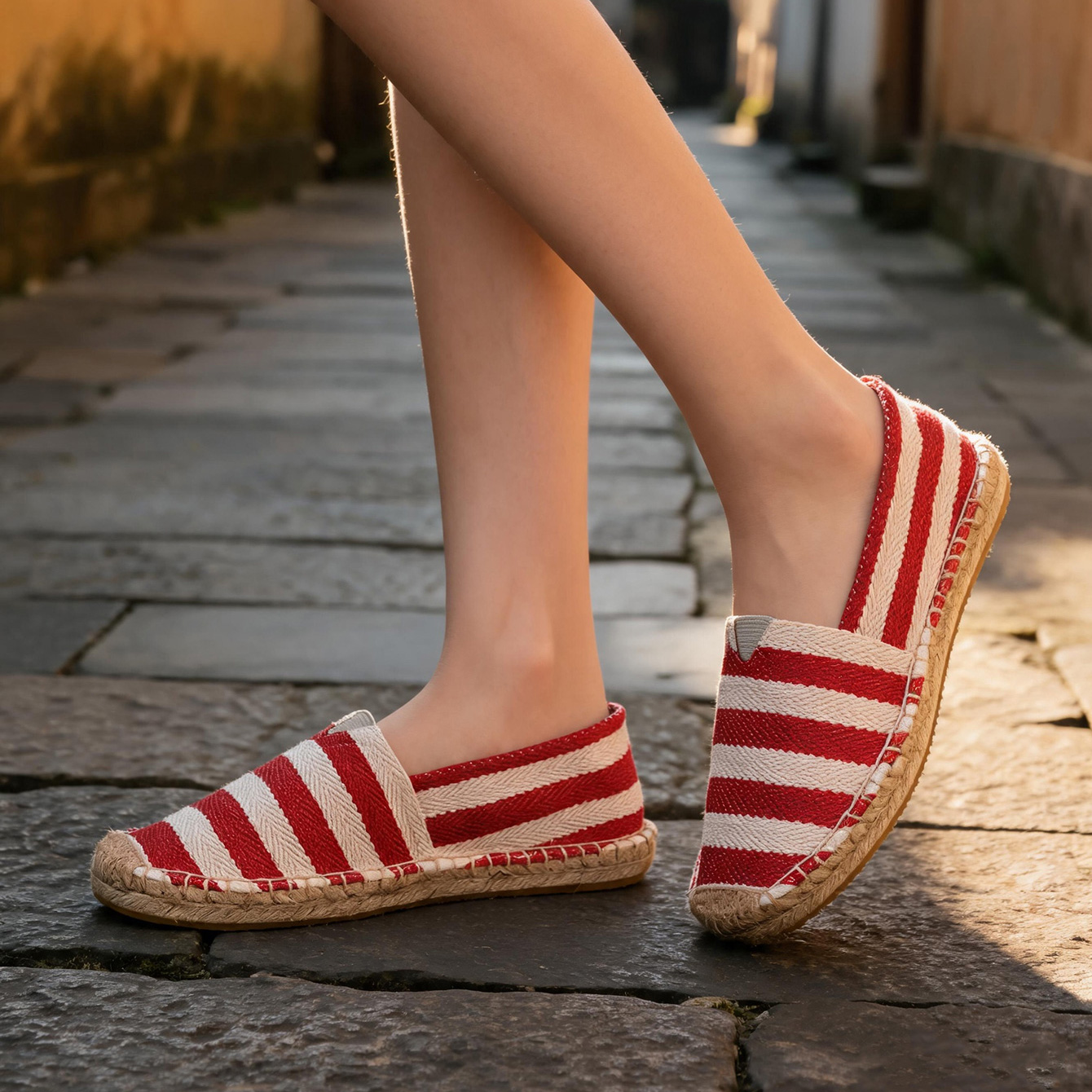 Summer Autumn Women Canvas Sho - Espadrille Slip On avis et prix