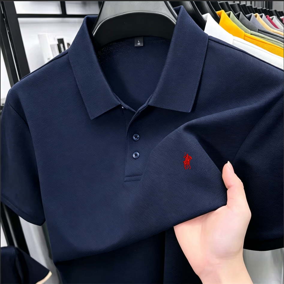 2026 Summer Men's Pique Cotton - Polo Shirt Pique avis et prix