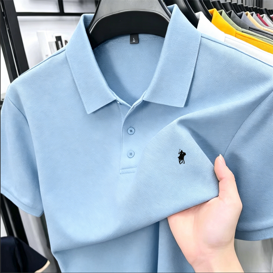 2026 Summer Men's Pique Cotton - Polo Shirt Pique avis et prix