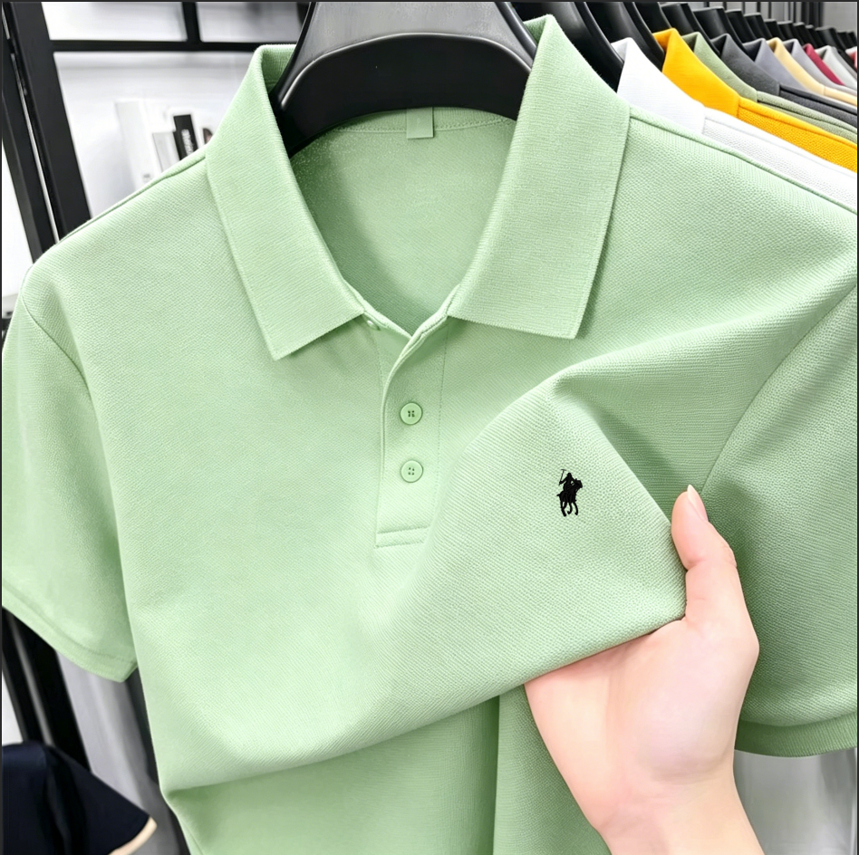 2026 Summer Men's Pique Cotton - Polo Shirt Pique avis et prix