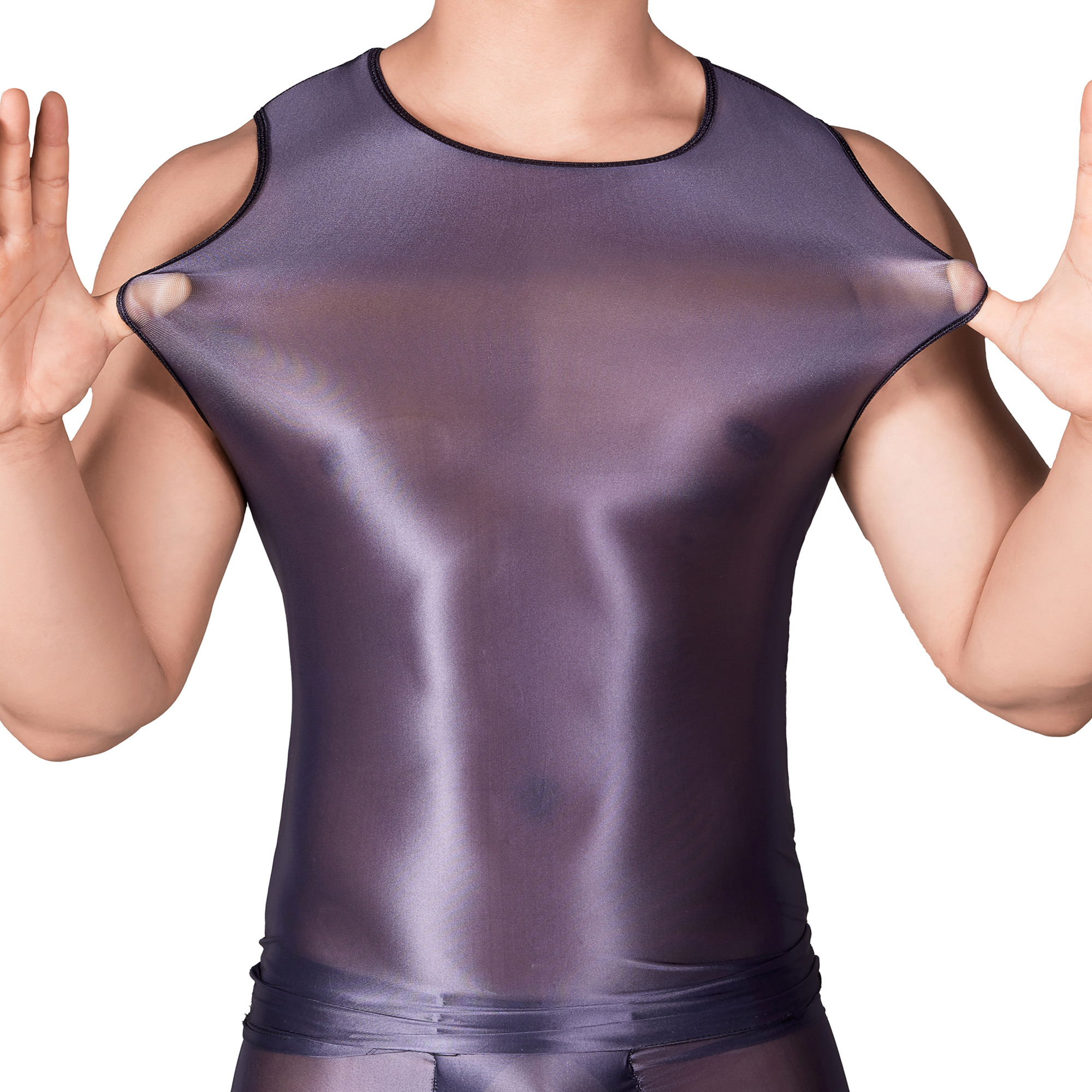 Solid Color Men's Slim Smooth  - Tank Top Muscle avis et prix