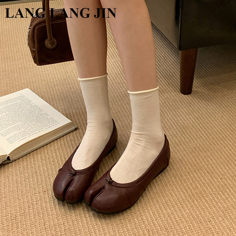 Spring Split Toe Women Ballet  - Espadrille Slip On avis et prix