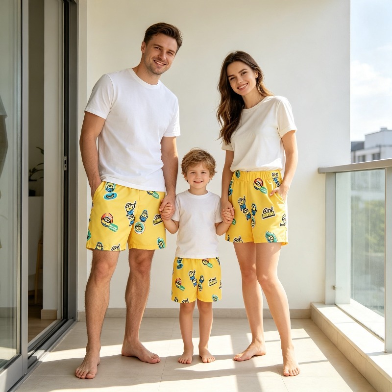 Boys Minions Printed Swim Shor - Trunks Board Surf avis et prix