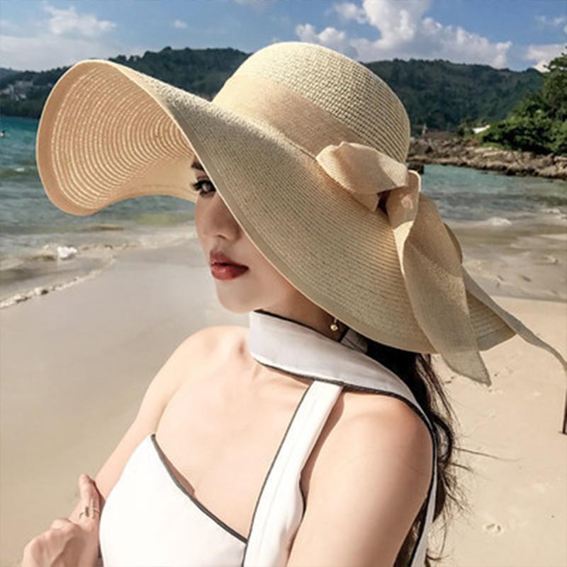 Straw Sun Hat for Women Foldab - Bucket Hat Straw avis et prix