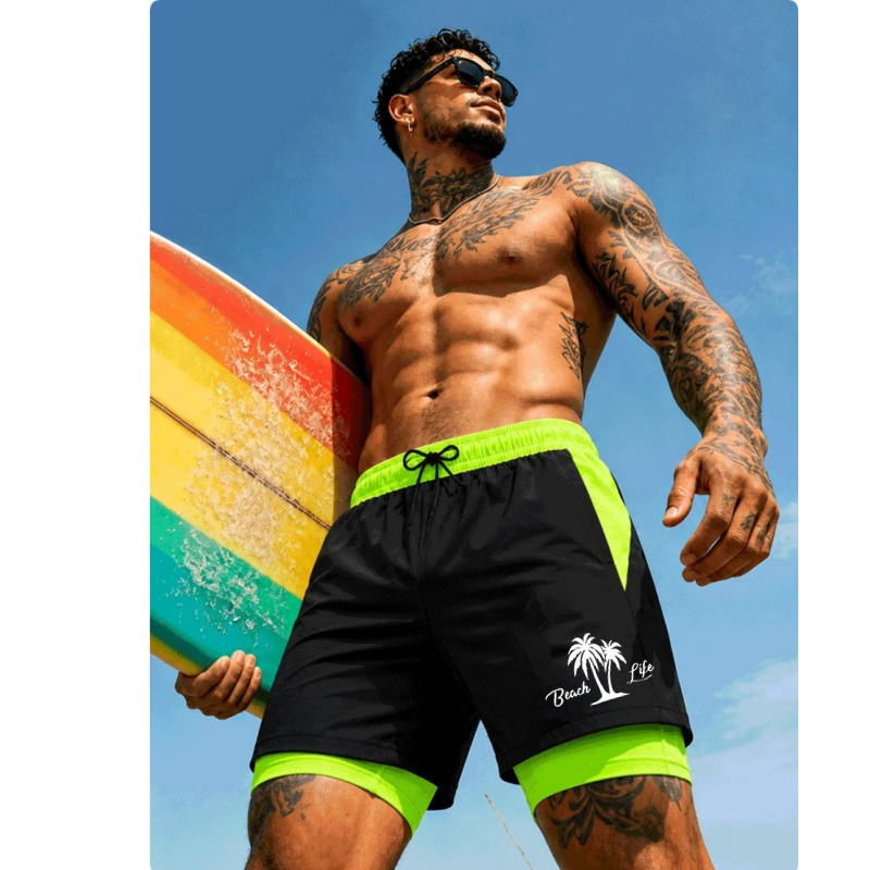 Men'S Swimming Trunks Palm Tre - Trunks Board Surf avis et prix
