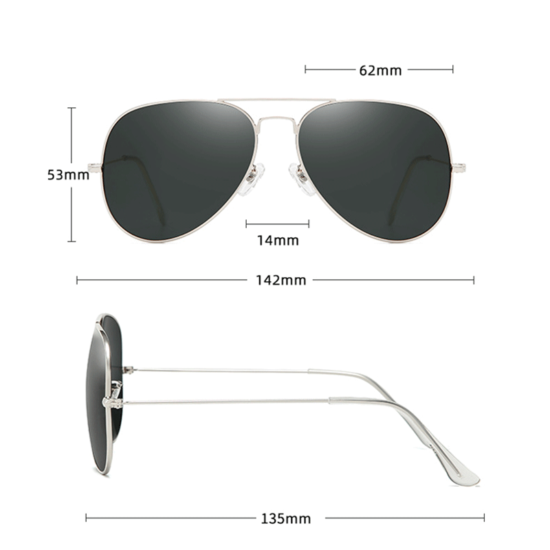 New Fashion Aviation Sunglasse - Sunglasses Aviator Polarized avis et prix