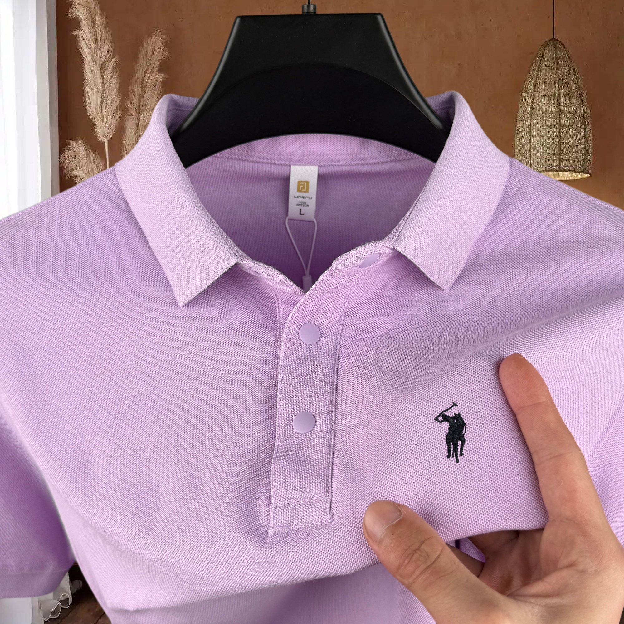 100% pure cotton high-end bran - Polo Shirt Pique avis et prix
