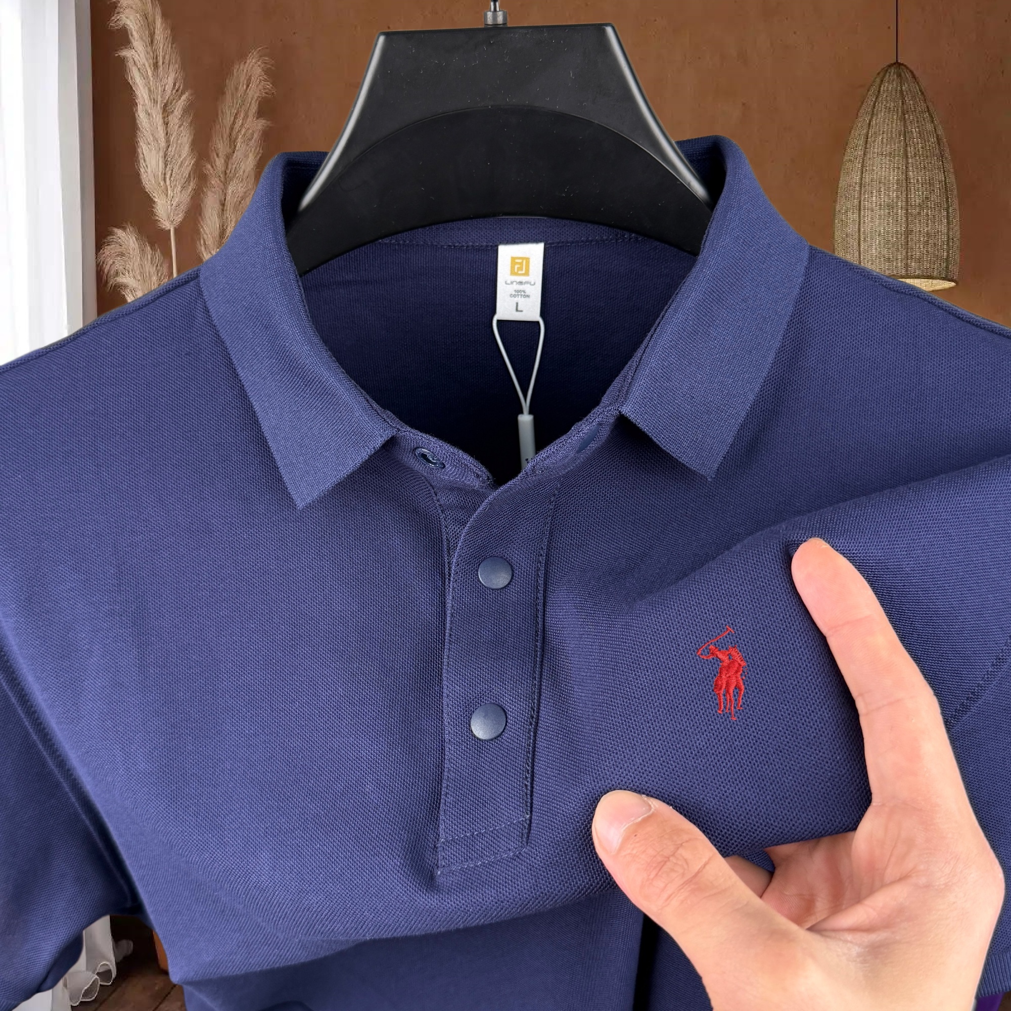 100% pure cotton high-end bran - Polo Shirt Pique avis et prix
